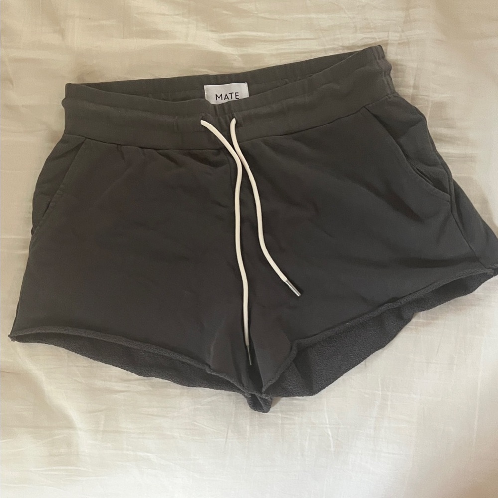 MATE the Label Dark Gray Sweat Shorts
